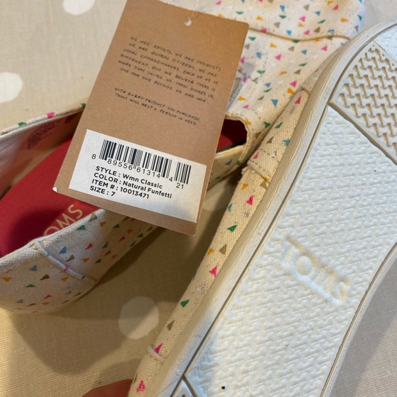 Toms Funfetti Shoes - Picture 3 of 3